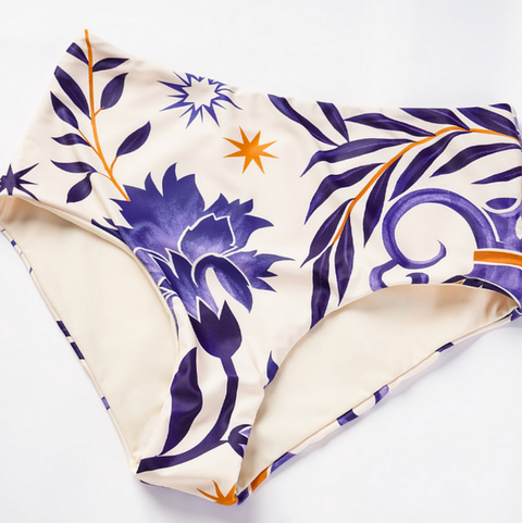 Ethnic Printed Tankini & Wrap Skirt