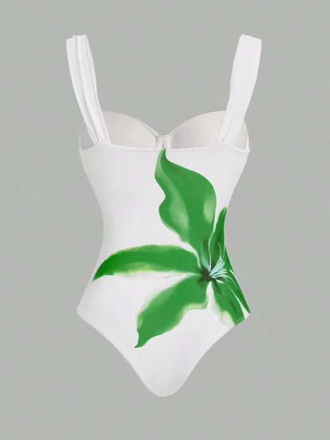 One-piece Slip Swimwear & Wrap Skirt