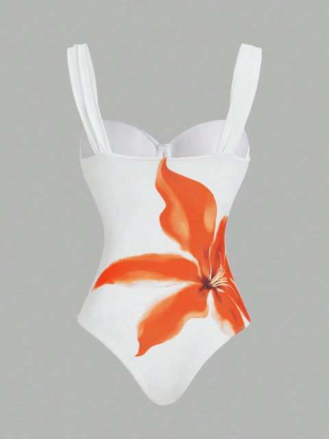 One-piece Slip Swimwear & Wrap Skirt