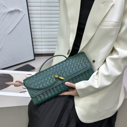 Handmade Crafted Soft Leather Baguette Bag