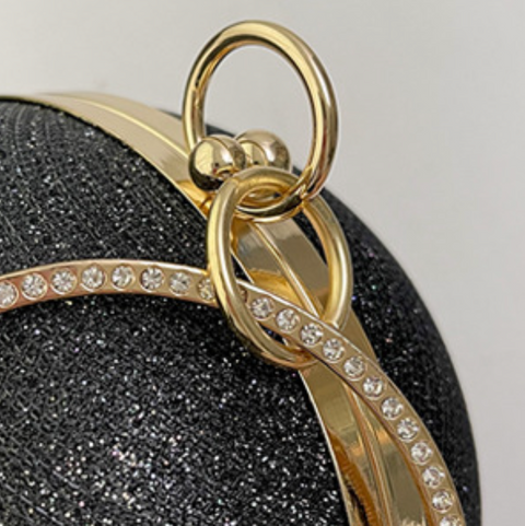 Premium Glossy Spherical Chain Bag