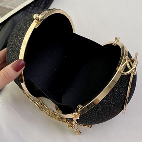 Premium Glossy Spherical Chain Bag