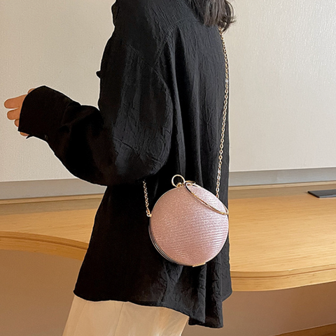 Premium Glossy Spherical Chain Bag