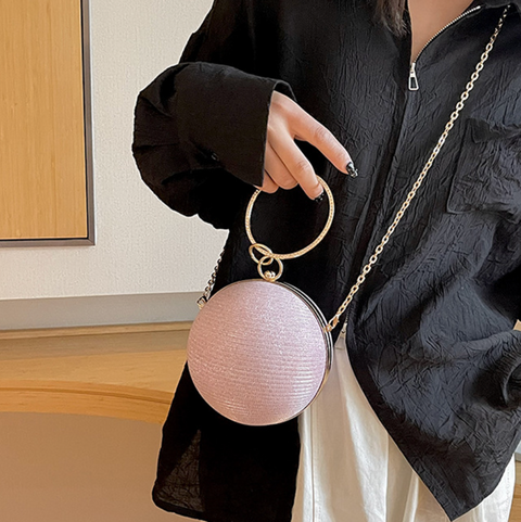 Premium Glossy Spherical Chain Bag
