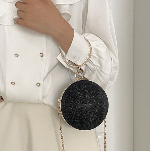 Premium Glossy Spherical Chain Bag