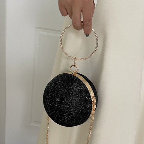 Premium Glossy Spherical Chain Bag