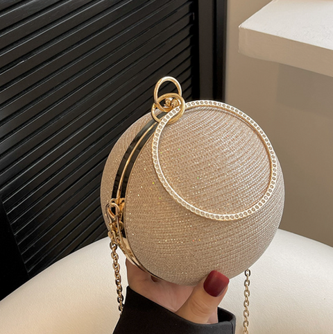 Premium Glossy Spherical Chain Bag