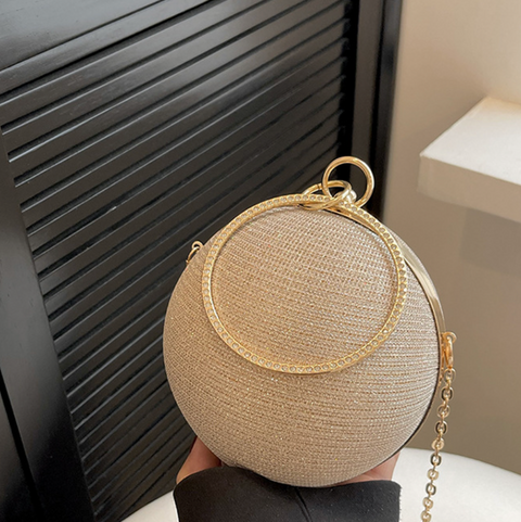 Premium Glossy Spherical Chain Bag