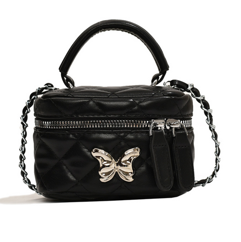 High-end Lattice Butterfly Cubic Bag