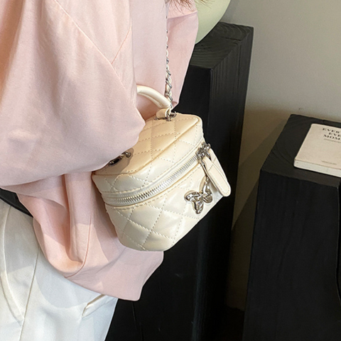 High-end Lattice Butterfly Cubic Bag