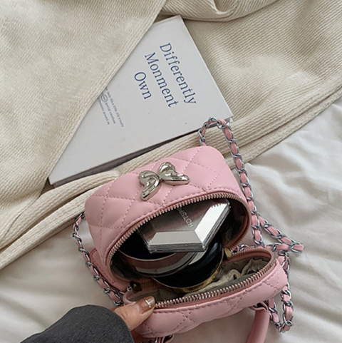 High-end Lattice Butterfly Cubic Bag