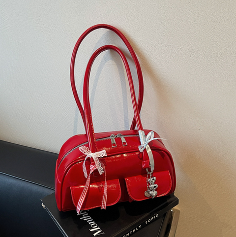 Premium Soft PU Tote Bowling Bag