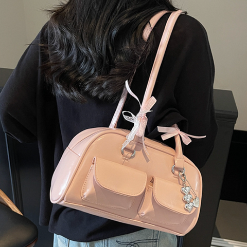 Premium Soft PU Tote Bowling Bag