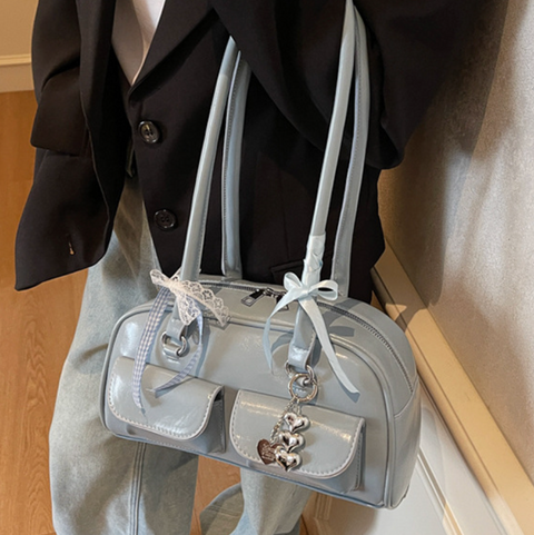 Premium Soft PU Tote Bowling Bag