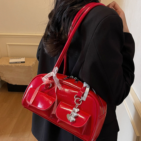 Premium Soft PU Tote Bowling Bag