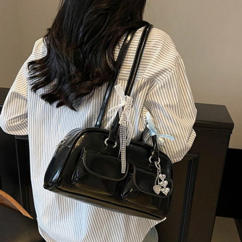 Premium Soft PU Tote Bowling Bag