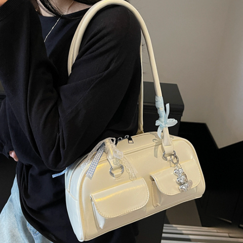 Premium Soft PU Tote Bowling Bag