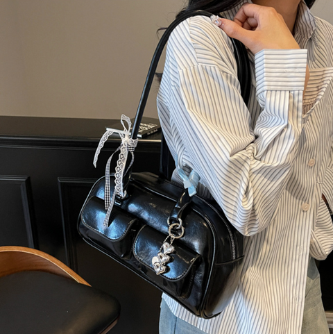 Premium Soft PU Tote Bowling Bag