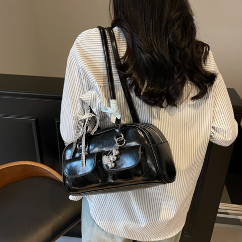 Premium Soft PU Tote Bowling Bag