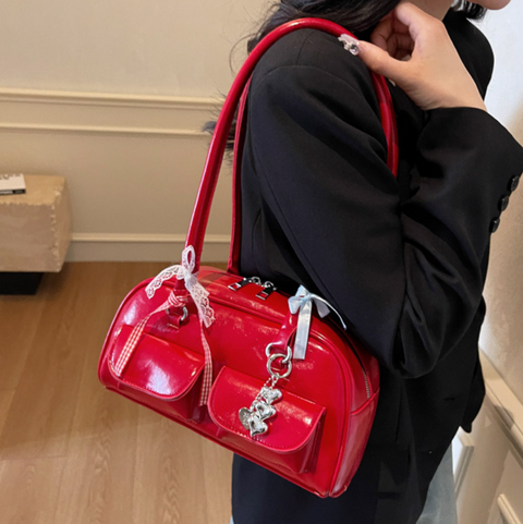 Premium Soft PU Tote Bowling Bag