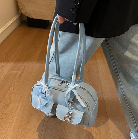 Premium Soft PU Tote Bowling Bag