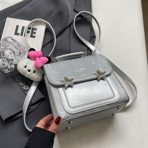 Korean Style Backpack with Pendant