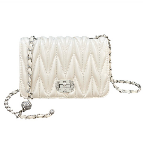 Premium Mini Pleated Crossbody Chain Bag