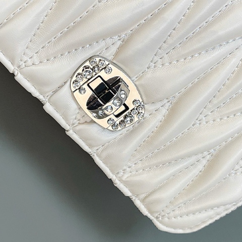 Premium Mini Pleated Crossbody Chain Bag