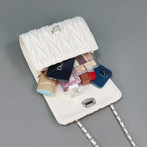 Premium Mini Pleated Crossbody Chain Bag