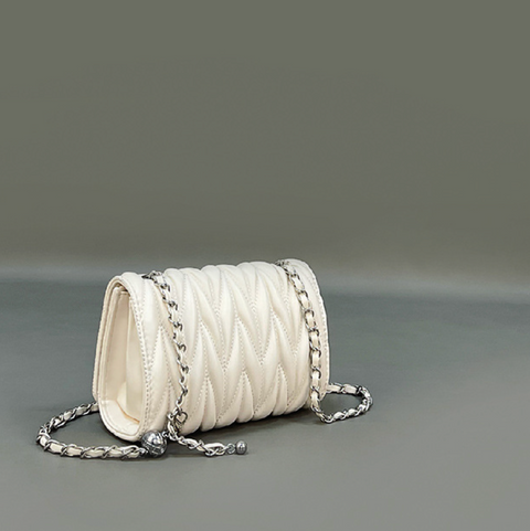 Premium Mini Pleated Crossbody Chain Bag