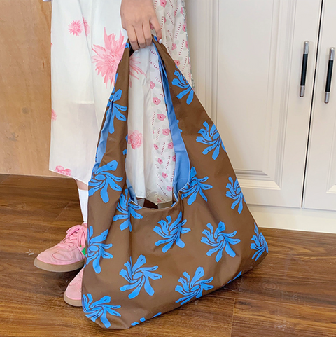 Floral Printed Large Capacity Tote Bag