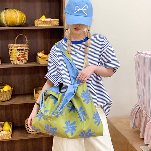 Floral Printed Large Capacity Tote Bag