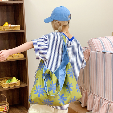 Floral Printed Large Capacity Tote Bag