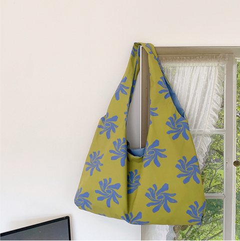 Floral Printed Large Capacity Tote Bag