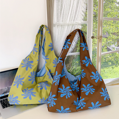 Floral Printed Large Capacity Tote Bag
