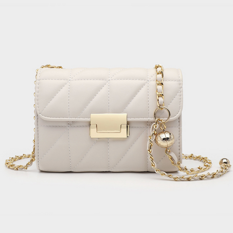 Lattice Stitching Mini Chain Bag