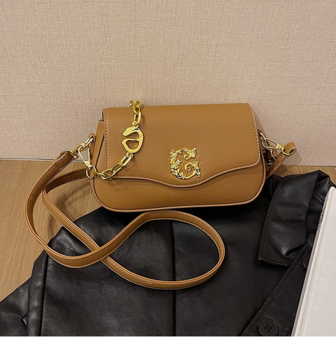 Premium Stitching PU Chain Bag