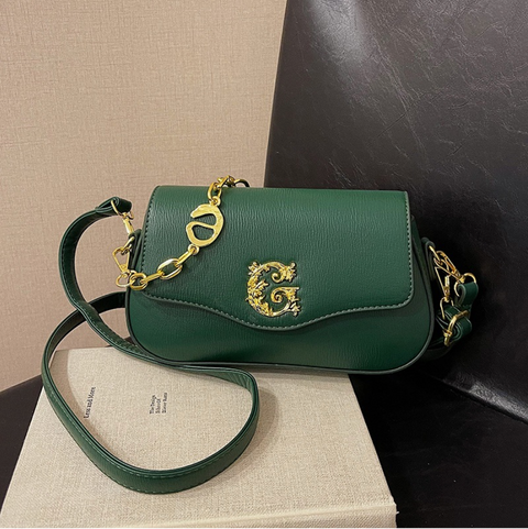 Premium Stitching PU Chain Bag