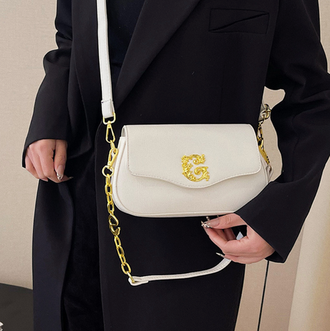 Premium Stitching PU Chain Bag