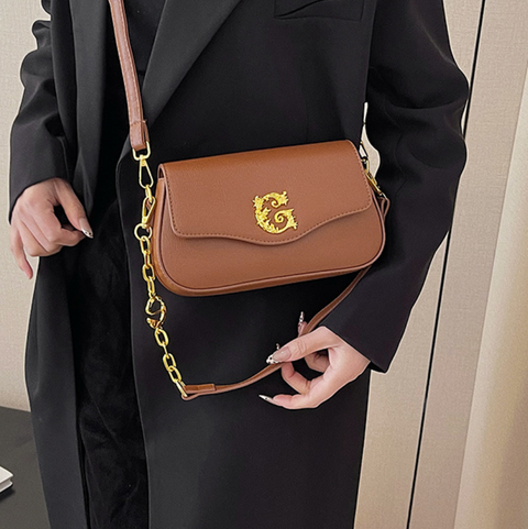 Premium Stitching PU Chain Bag