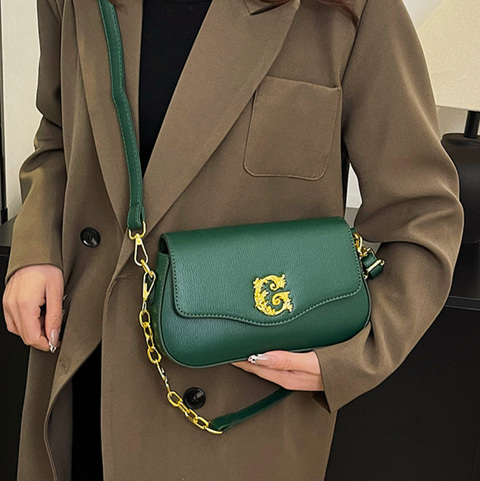 Premium Stitching PU Chain Bag