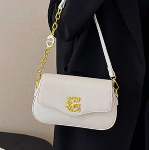 Premium Stitching PU Chain Bag