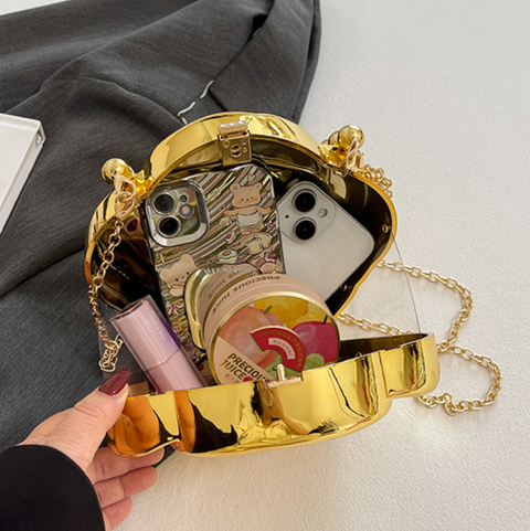 Niche Beaded Handle Acrylic Flower Bag