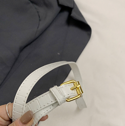 Premium Glossy Stone Pattern Satchels