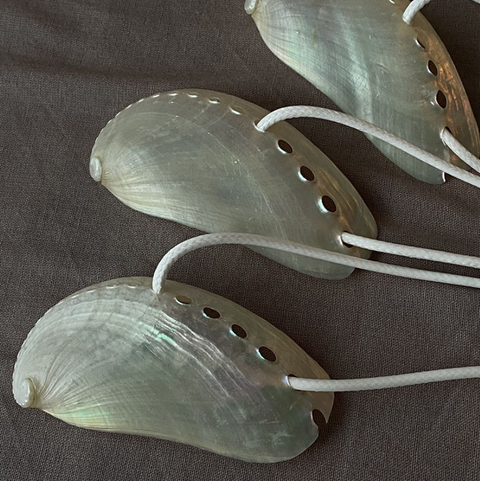 Natural Shell Patchwork Necklace & Earrings