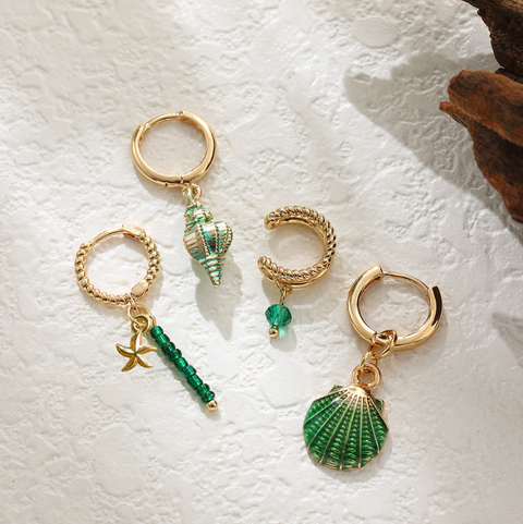 Shell & Conch Beaded Bohemian Earring Sets