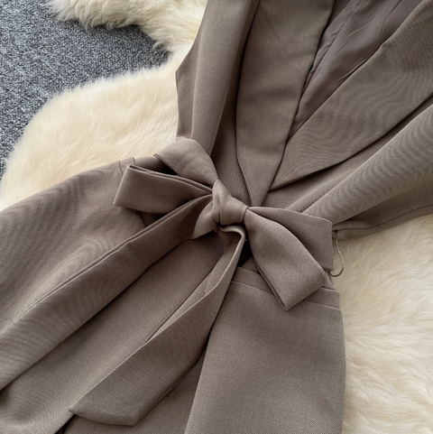 Lace-up Suit Vest & Trousers OL 2Pcs