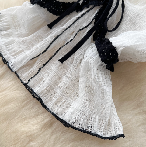 Halter Top & Ruffled Skirt Chiffon 2Pcs