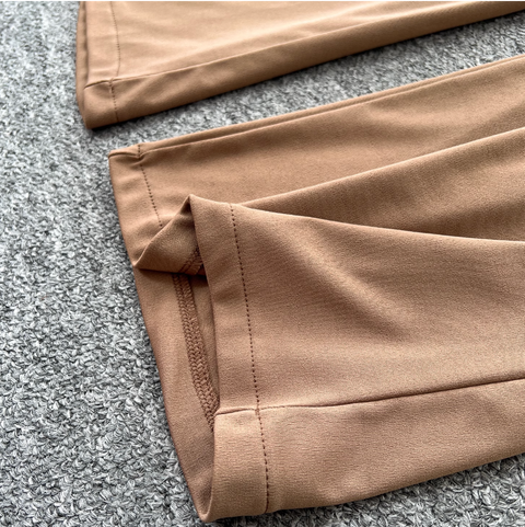Asymmetric Top & Wide-leg Trousers 2Pcs