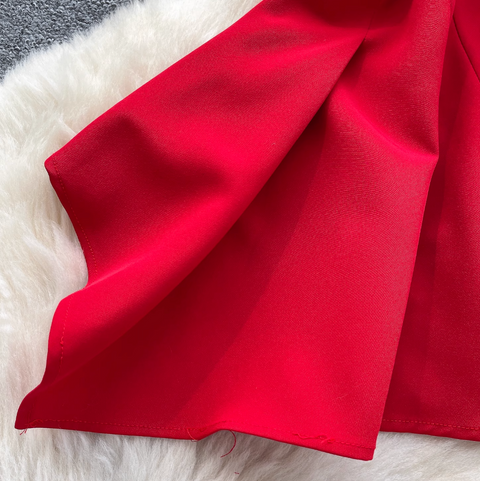 Asymmetric Round Collar Sleeveless Top